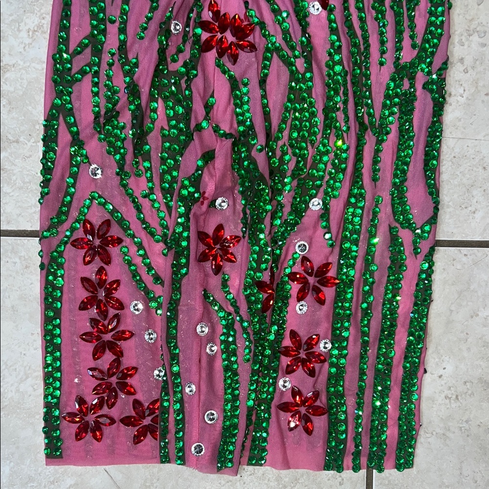 Mew Mews Purple with Green Red White Sparkling Jewels Size Small New with Tag - Picture 11 of 12